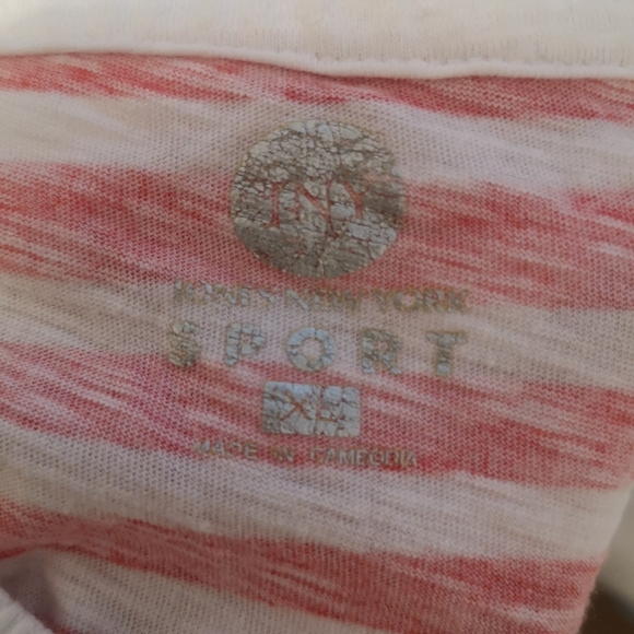 3/$20 Jones New York Sport scoop neck short sleeve tee shirt - Picture 7 of 8